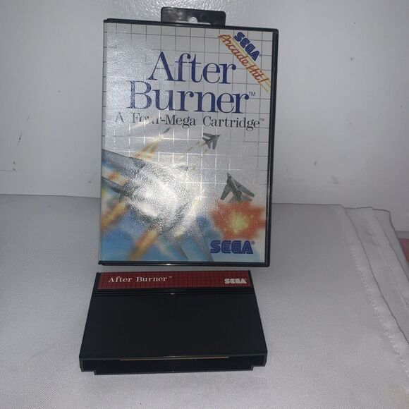 Video Game After Burner Sega Master System, A Four Mega Cartridge - Picture 2 of 9